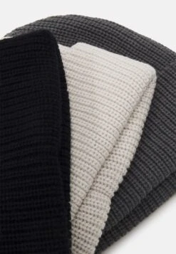 Pier One Unisex 3 Pack - Muts - Black/Dark Grey/Off-White/ -Pier One 2a1daa058c674c9dbb0074799d429f4b