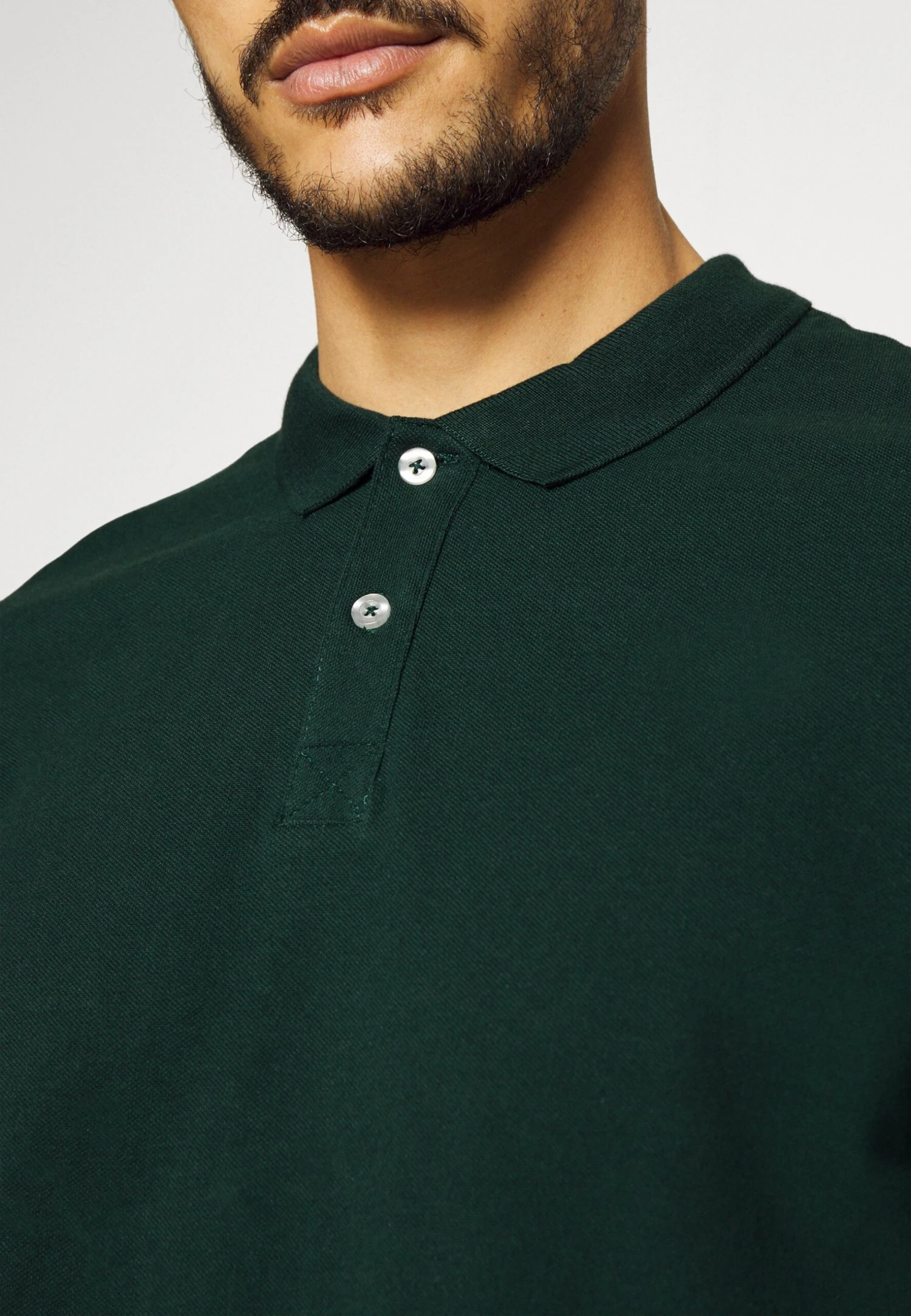 Pier One Long Sleeve 2 Pack- Poloshirt - Dark Grey/Khaki 6 Pier One Long Sleeve 2 Pack- Poloshirt - Dark Grey/Khaki - Afbeelding 6