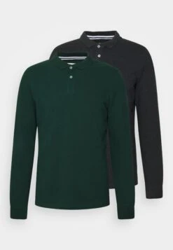 Pier One Long Sleeve 2 Pack- Poloshirt - Dark Grey/Khaki 10 Pier One Long Sleeve 2 Pack- Poloshirt - Dark Grey/Khaki -Pier One 797d6a7ee480495b8e72e1155193494c