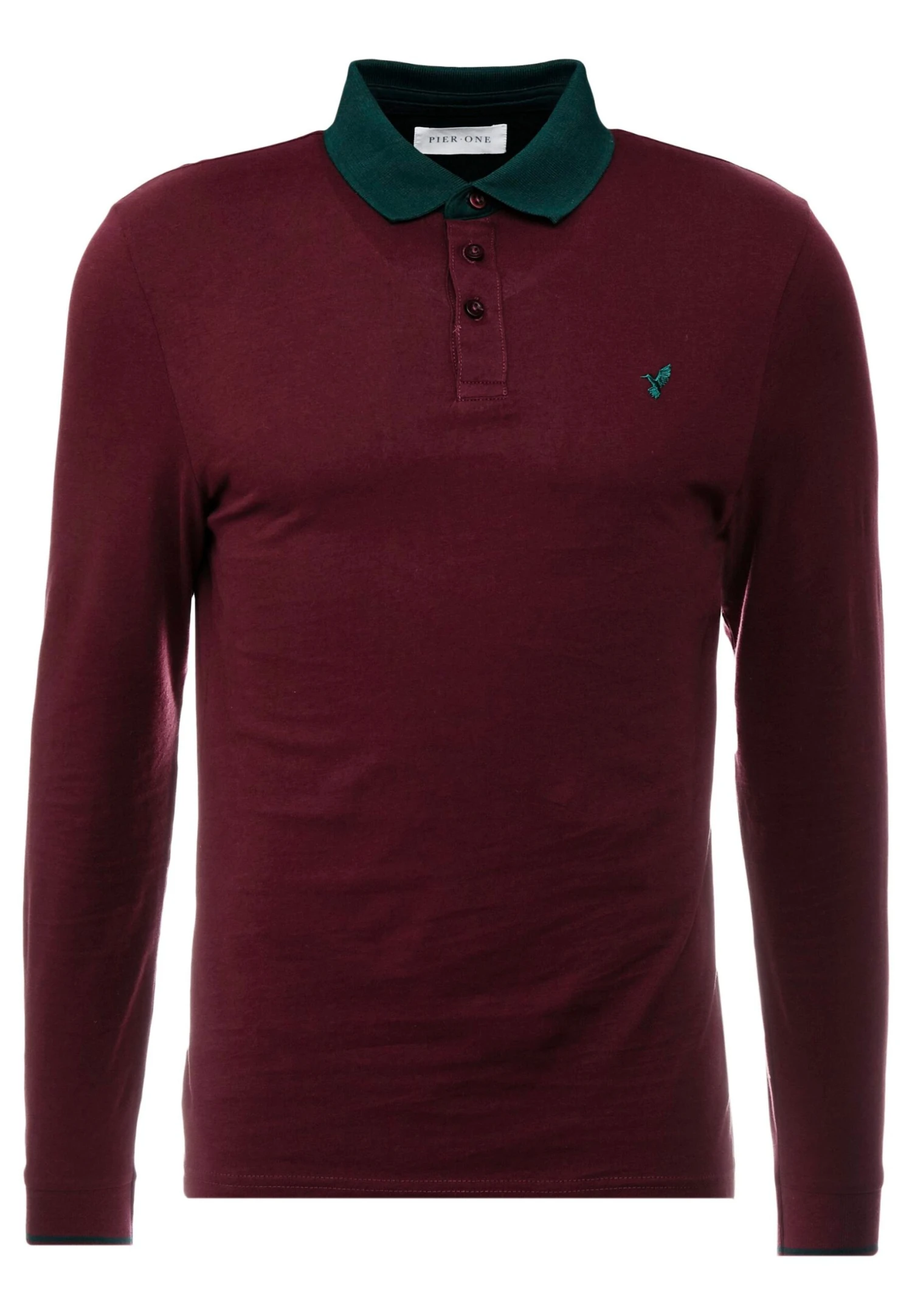 Pier One Muscle Fit - Poloshirt - Bordeaux 4 Pier One Muscle Fit - Poloshirt - Bordeaux - Afbeelding 4
