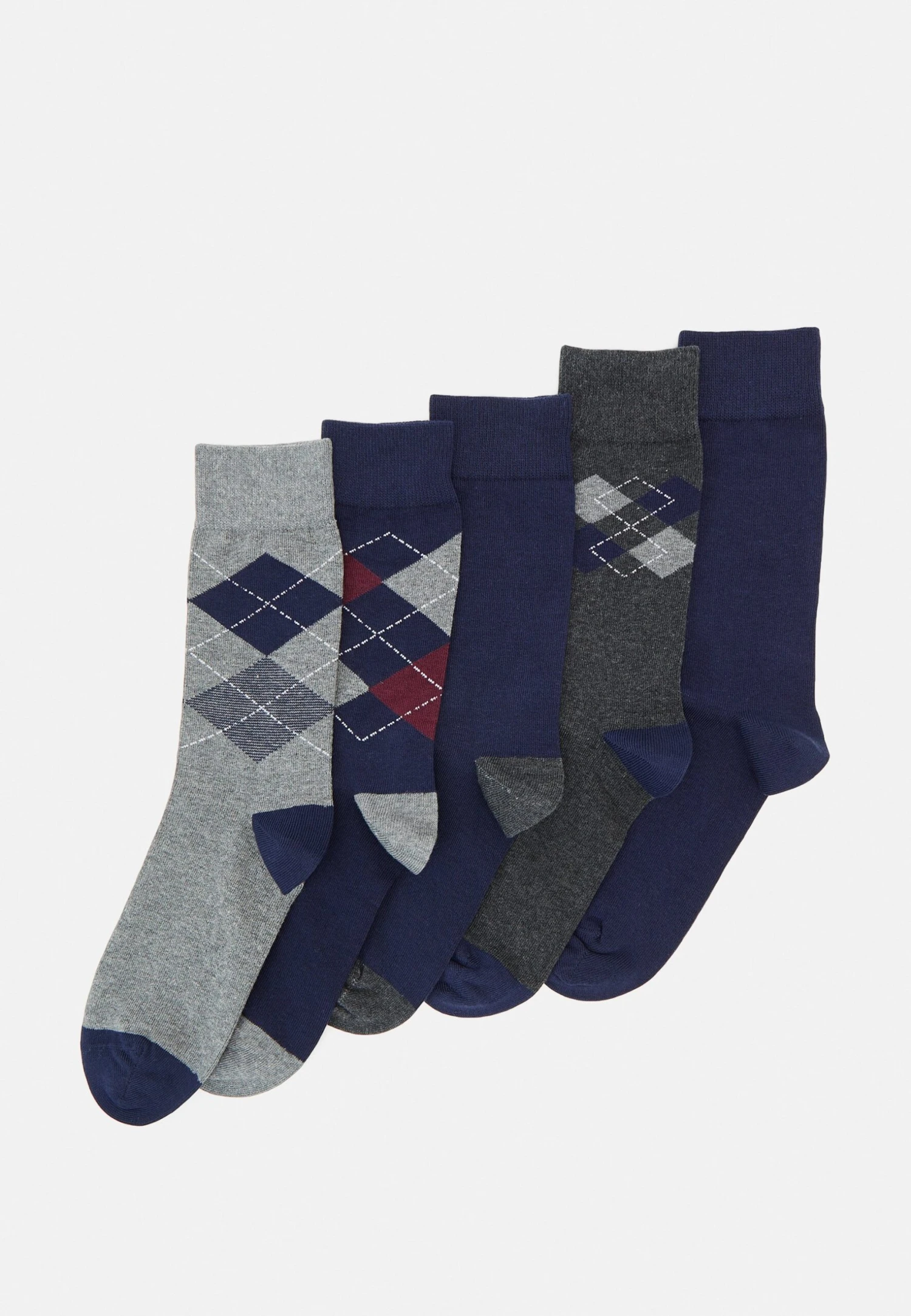 Pier One 5 Pack - Sokken - Dark Blue 1 Pier One 5 Pack - Sokken - Dark Blue