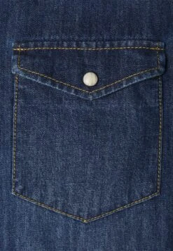 Pier One Denim - Overhemd - Blue Denim -Pier One 85a20135117a44ad9b8c9b030f7ffdaa
