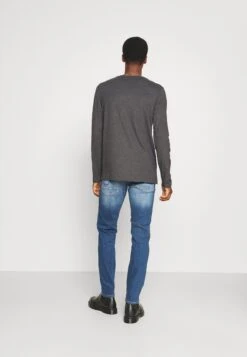 Pier One 2 Pack - Longsleeve - Dark Grey/Black -Pier One a601e52fa7974b079f93b858d4b782ec