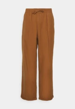 Pier One Drawcord Trousers Linen Blend - Broek - Brown -Pier One c4ae8584f74e4db6851401113131d1a0