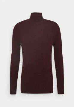 Pier One Muscle Fit Turtle - Trui - Mottled Bordeaux -Pier One d6bb26cd2a7941d69a2388e64193126d