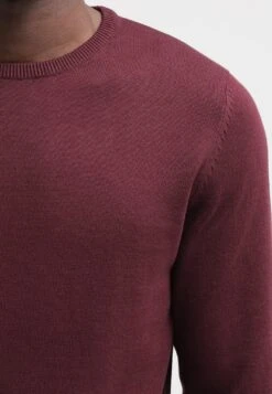 Pier One Basic Crewneck - Trui - Bordeaux -Pier One d715837f4bae40fc8cff240ff173ecfa