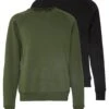 Pier One 2 Pack - Sweater - Khaki/Black