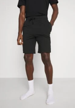 Pier One 3 Pack - Pyjamabroek - Black/Mottled Dark Grey/Red -Pier One df5392693ae34fbcbd75bdfbc8faa1bc