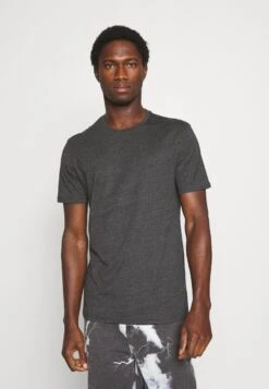 Pier One 3 Pack - T-Shirt Basic - Black/Mottled Dark Grey/Bordeaux 11 Pier One 3 Pack - T-Shirt Basic - Black/Mottled Dark Grey/Bordeaux -Pier One fbb1fa11fda54722bafd9df33f46d342